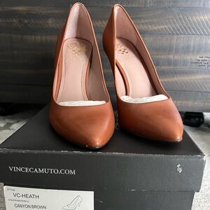 Vince Camuto Canyon Brown Heels
